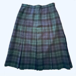 Vintage Wool Scottish Clanwear Black Watch Skirt, approx. 10/30